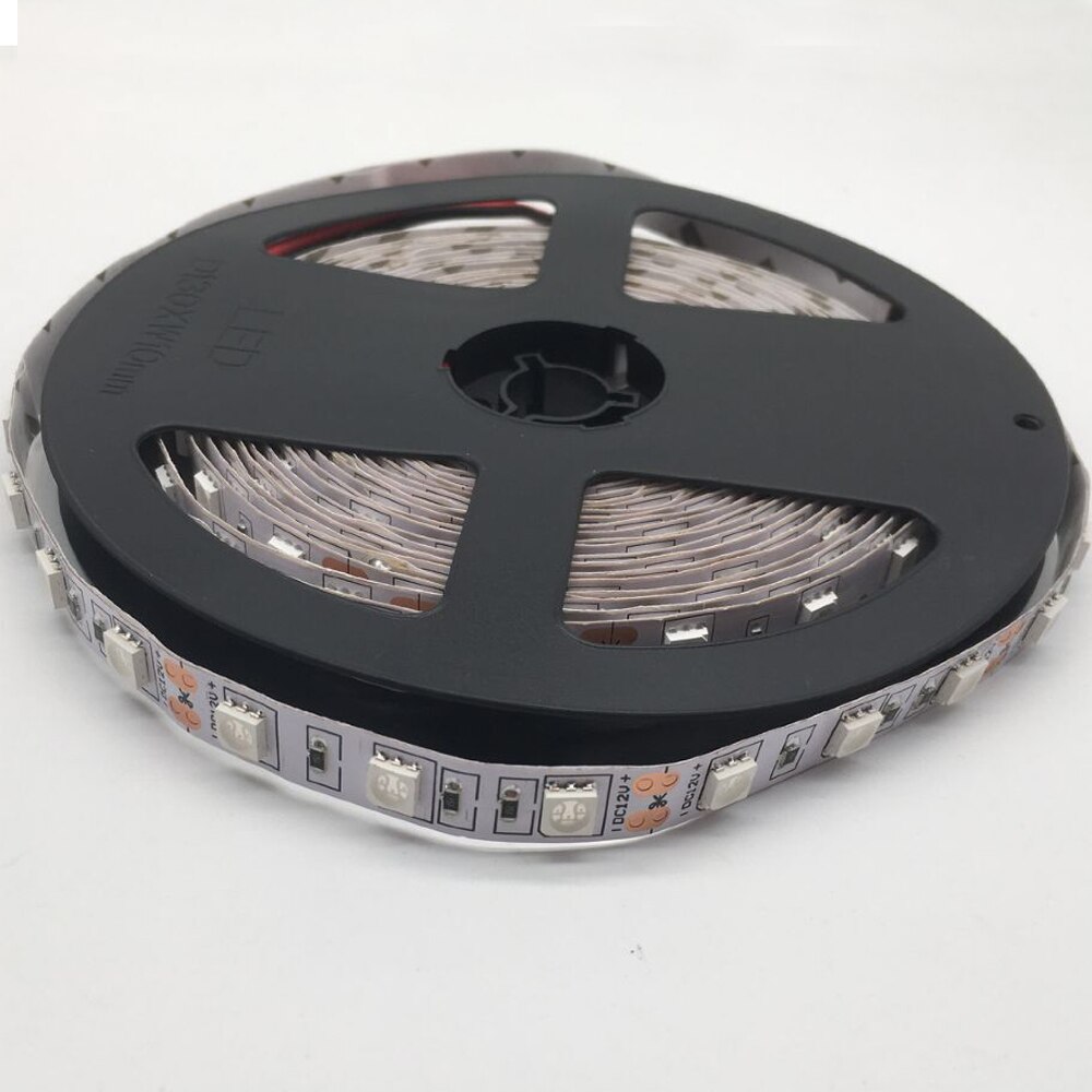 UV Led Strip light 5050 SMD 60leds/m 395-405nm Ultraviolet Ray LED Diode Ribbon Purple Flexible Tape lamp for DJ Fluorescence