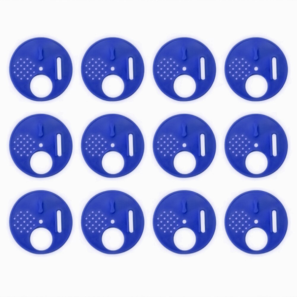 12pcs Bee Hive Box Entrance Gate Disc Plastic Bee Nest Door Honeycomb Entrance Gate Beekeeping Tool Equipment Nest Tools Supplie: 12pcs Blue