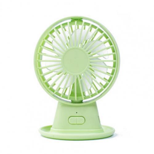 Desktop Fan Adjustable Angle USB Powered ABS 3 Speed Cooling Table Fan for Office: Green