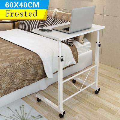 Notebook Computer Bureau Bed Leren met Huishoudelijke Lifting Opvouwbare Mobiele Nachtkastje Schrijven Desktop Computer Bureau: 1