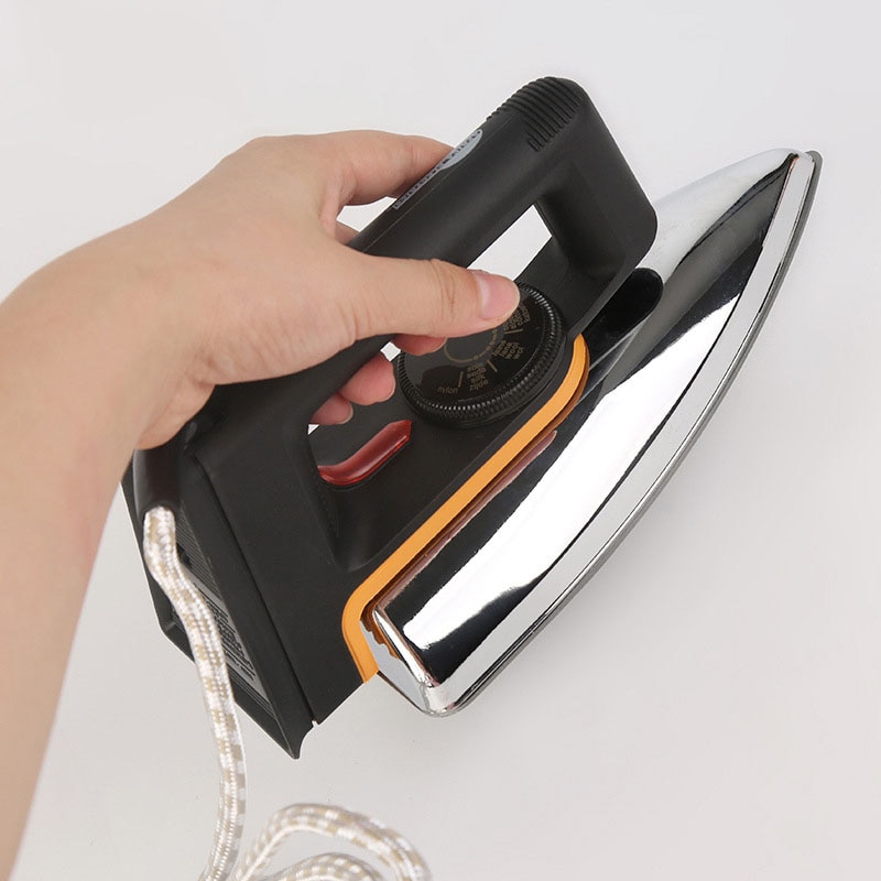 Hand-held electric steam iron for clothes portable multifunctional garment steamer Non-stick bottom steamer brush black GS29