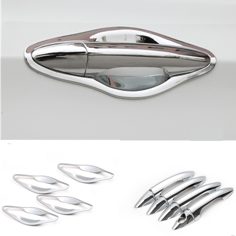 Voor Hyundai Solaris Accent Verna Chrome Trim Handgreep Covers Hatchback Accessoires Auto styling