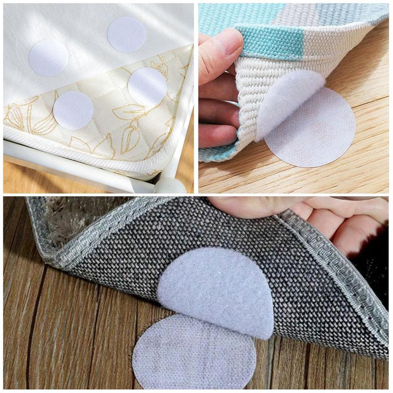 5 stuks/partij antislip klevende stickers voor tapijt, bed, bankhoes, kussen, bankkussenklem, houder voor bankzitkussen