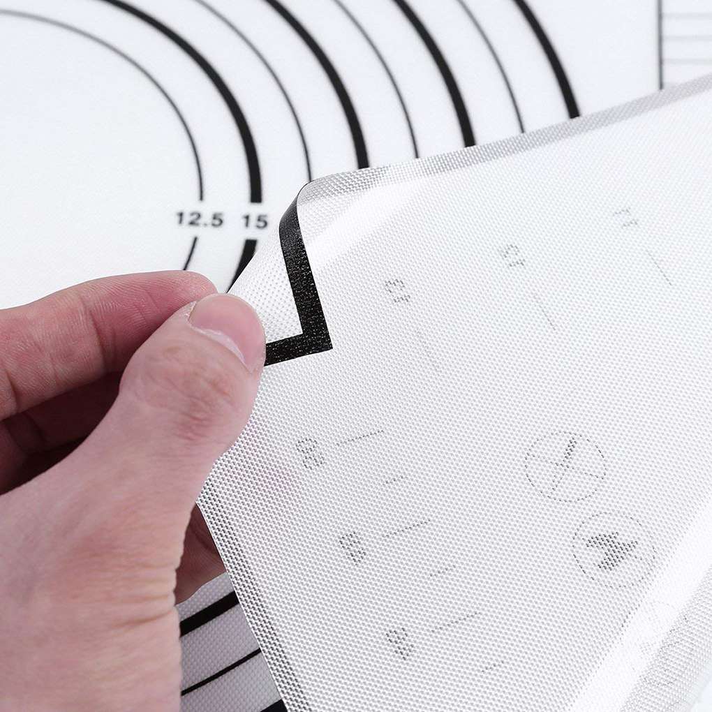 Silicone Baking Mat Nonstick Food Grade Silicone Knead Dough Rolling Mat Dual Scales Measurement Baking Pad Kitchen Accessories