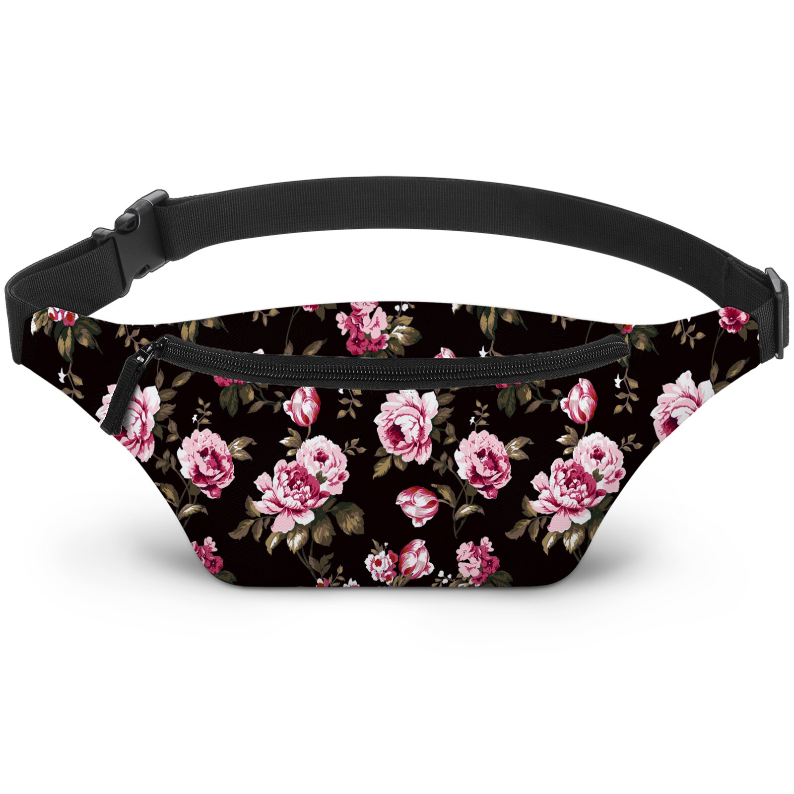 Deanfun Fanny Pack For Women Personal Printed Waist Bag For Girls Hip Bag Belt Pack For Travel 18069: B-19010