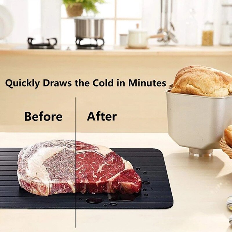 Plateau de décongélation des aliments, décongélation rapide, plaque de décongélation de la viande, gadgets pour outil de cuisine, assiette de décongélation de la viande