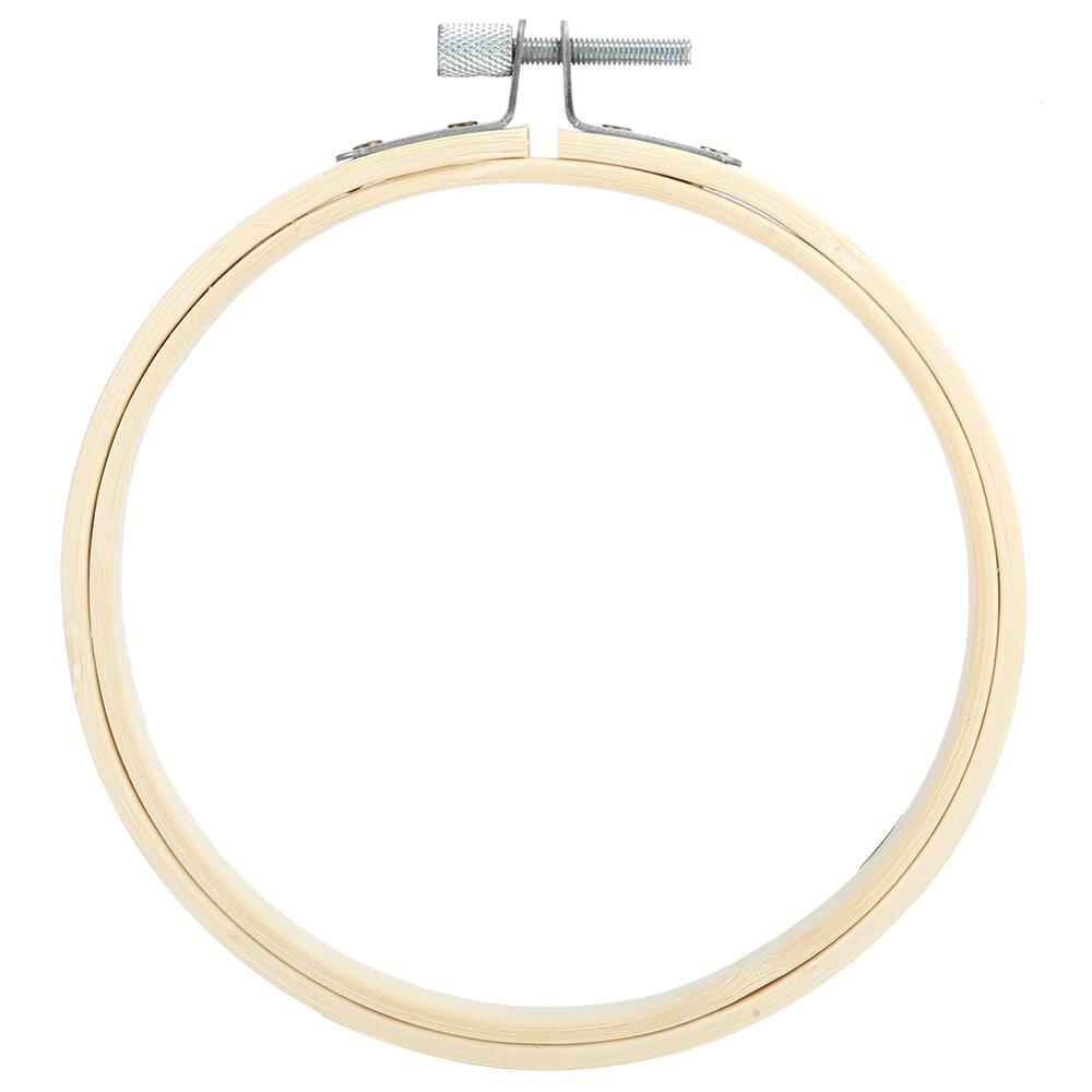 5Pcs Round Embroidery Hoops Cross Stitch Frame Ring Loop Bamboo Composite Hand Sewing Tools
