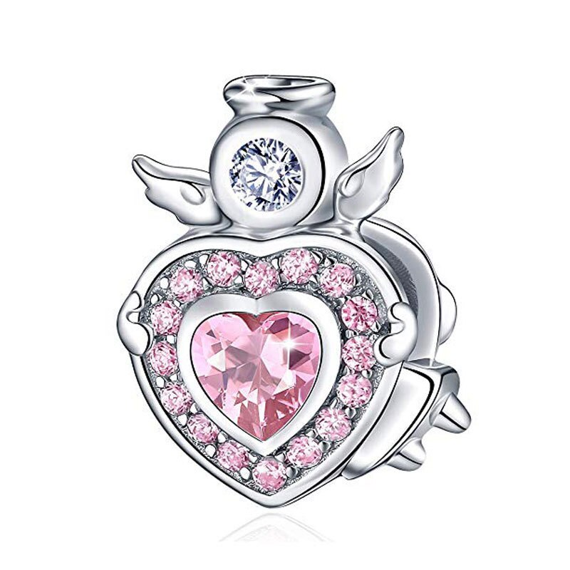 925 Sterling Silver Heart Beads Reflexions Fit Charms Silver 925 Original Necklace Bracelet Beads For Women Jewelry Making: Default Title