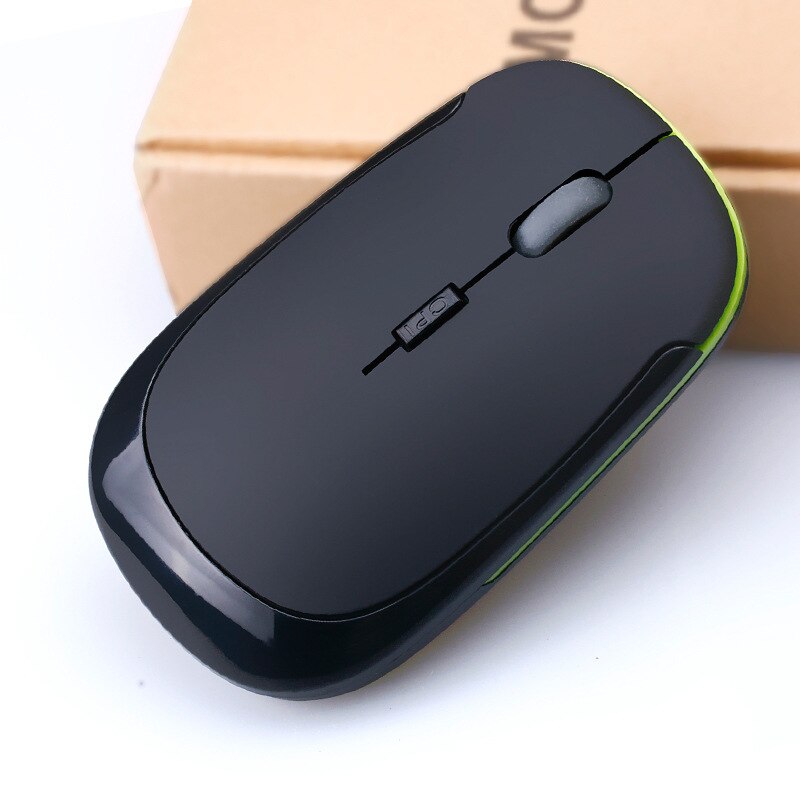 2.4G Mini Draadloze Muis Draagbare Ultra-Dunne Optische Muis Ergonomische Computer Muis 1600Dpi Business Muis Gaming Muis voor Pc