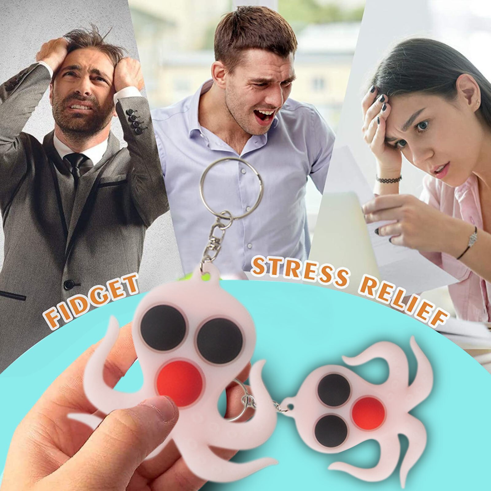 Decompressie Speelgoed Silicagel Decompressie Speelgoed Decompressie Omzet Sleutelhanger Антистресс Игрушки
