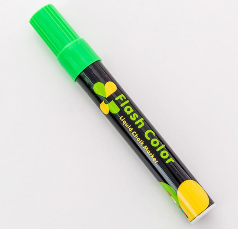 24 teile/los Fluoreszierende Platte Textmarker Stift Kreide Marker Stifte Glas Licht Tafel Malerei Kunst Marker Stift Schule Liefert: lv
