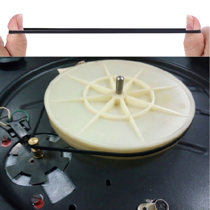 Reliable Turntable Belt Recorder Rubber Belt for Record Players 5mm Width Belt