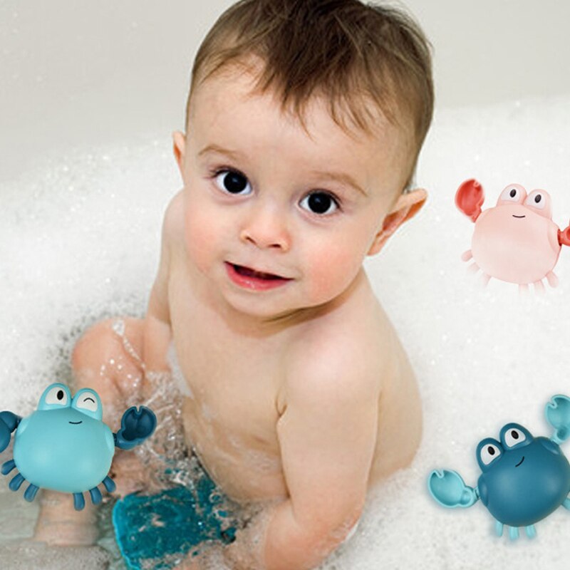 Giocattoli da bagno per bambini 0-12 mesi per bambini piscina gioco d&#39;acqua carica orologio animali rana granchio per bambini giocattoli d&#39;acqua regalo