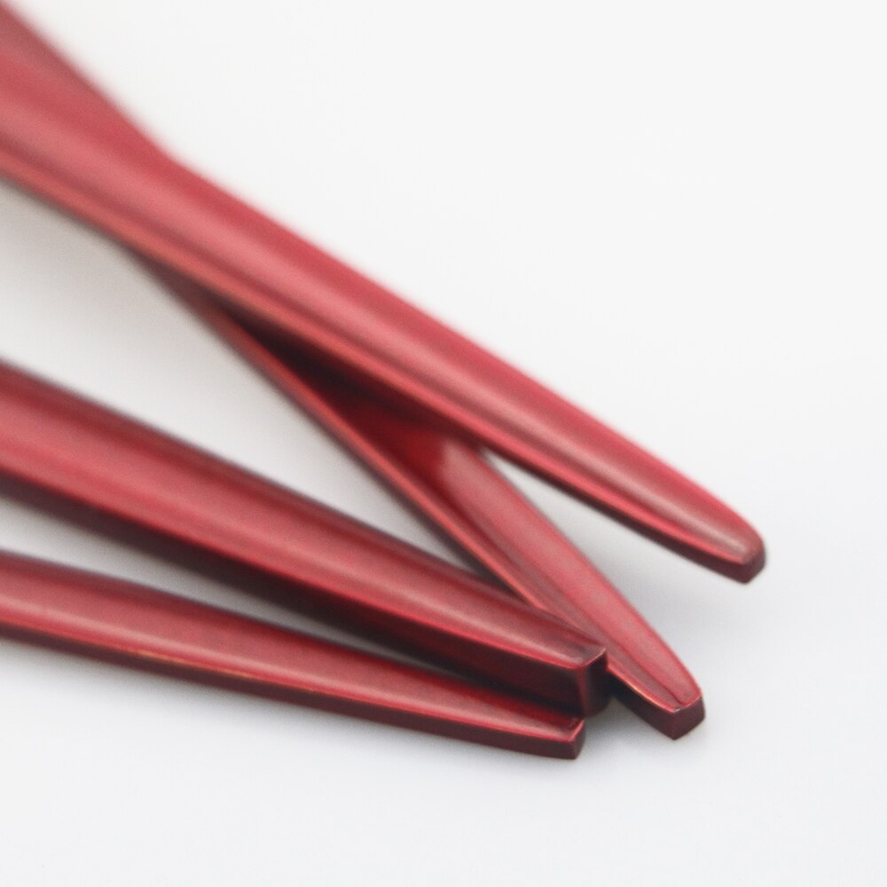 4Pcs/ Set 18/10 Stainless Steel Dinnerware Set Green Gold Flatware Cutlery Set Dinner Gold Knife Fork Spoon Silverware Set