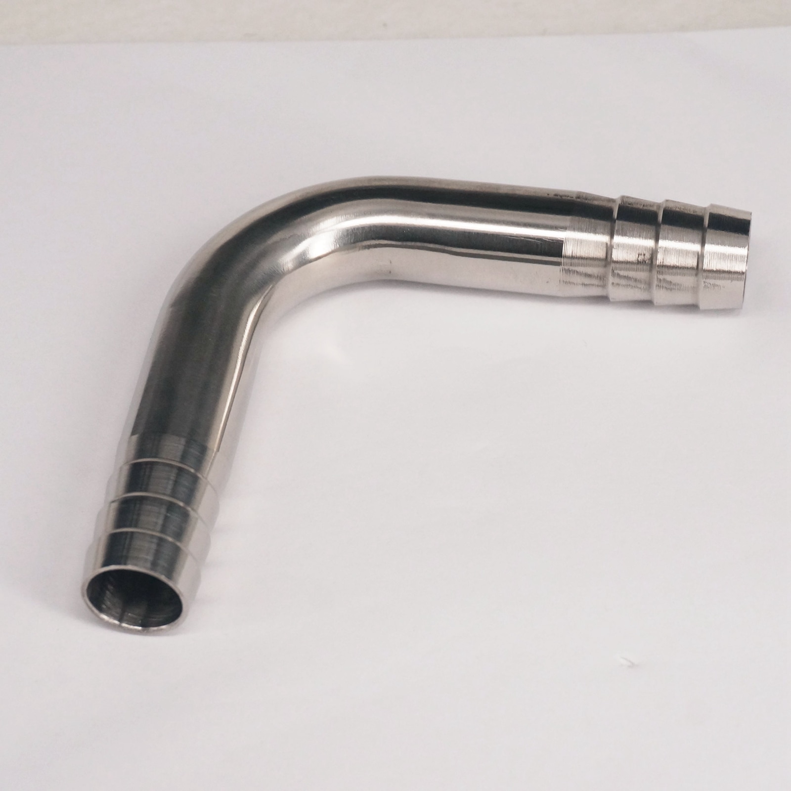 304 Stainless Steel Sanitary 90 Degree Elbow Pipe Fitting Hose Barb Connnector Fit for 19mm I/D Hose