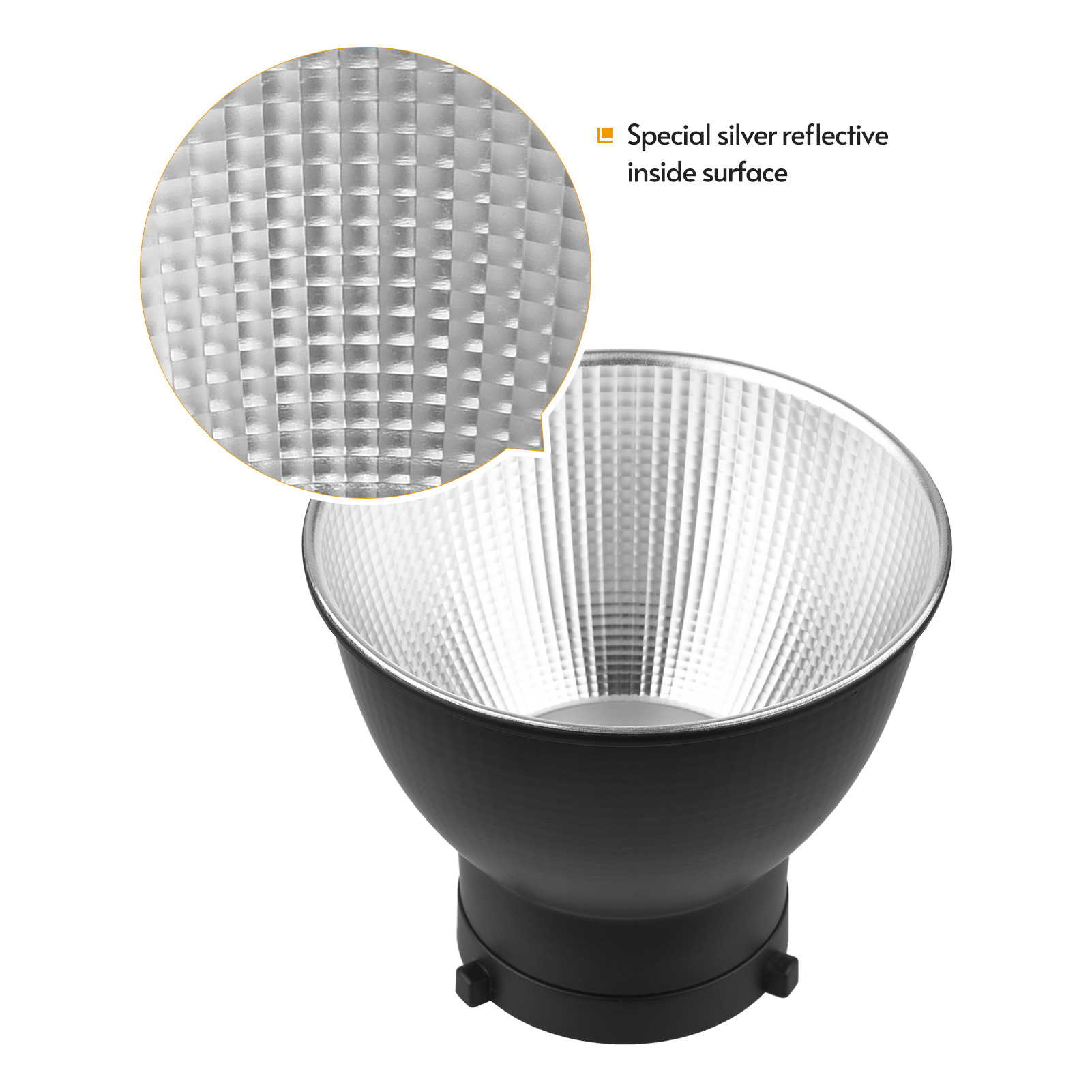 7 Inch Standaard Reflector Diffuser Lampenkap Schotel Met Voor Bowens Mount Studio Strobe Flitslicht Reflector Aluminium Legering