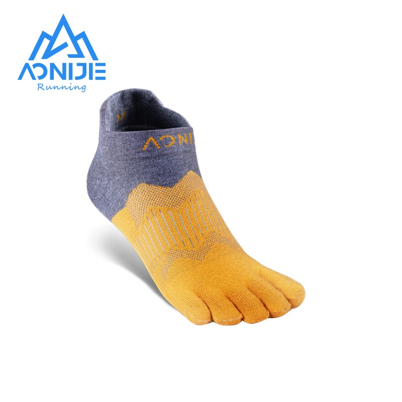 2 Pairs Aonijie E4810 Ultra Run Vijf Teen Sokken Low Cut Sokken Toesocks Voor Running Marathon Trail