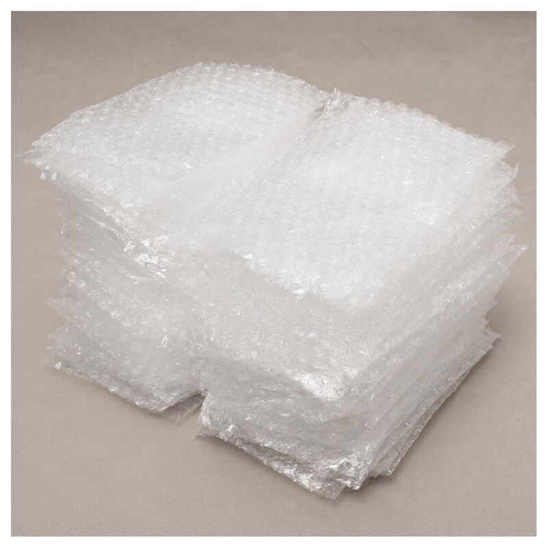 Lot 20PCs Clear Recyclable Packing Small Pouches Poly Bubble Envelopes Wrap Bags, 15X25cm/5.91X9.84inch