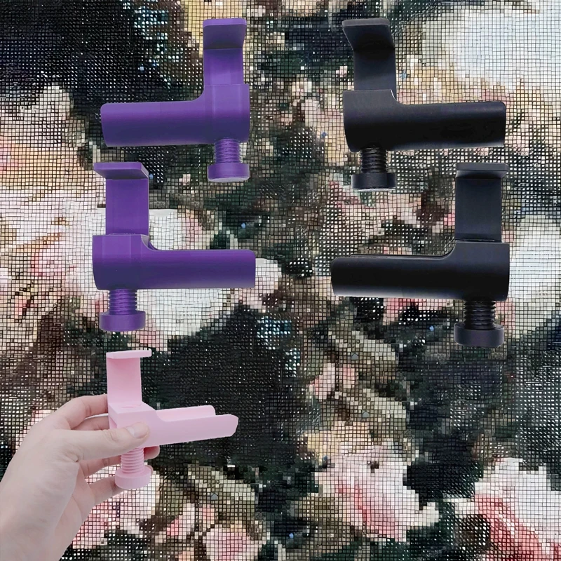 Diamantmalingshjelpemiddel diamantlerretsrulleholder for organisering av forskjellige lerretsstørrelser egnet for hobbymaterialer