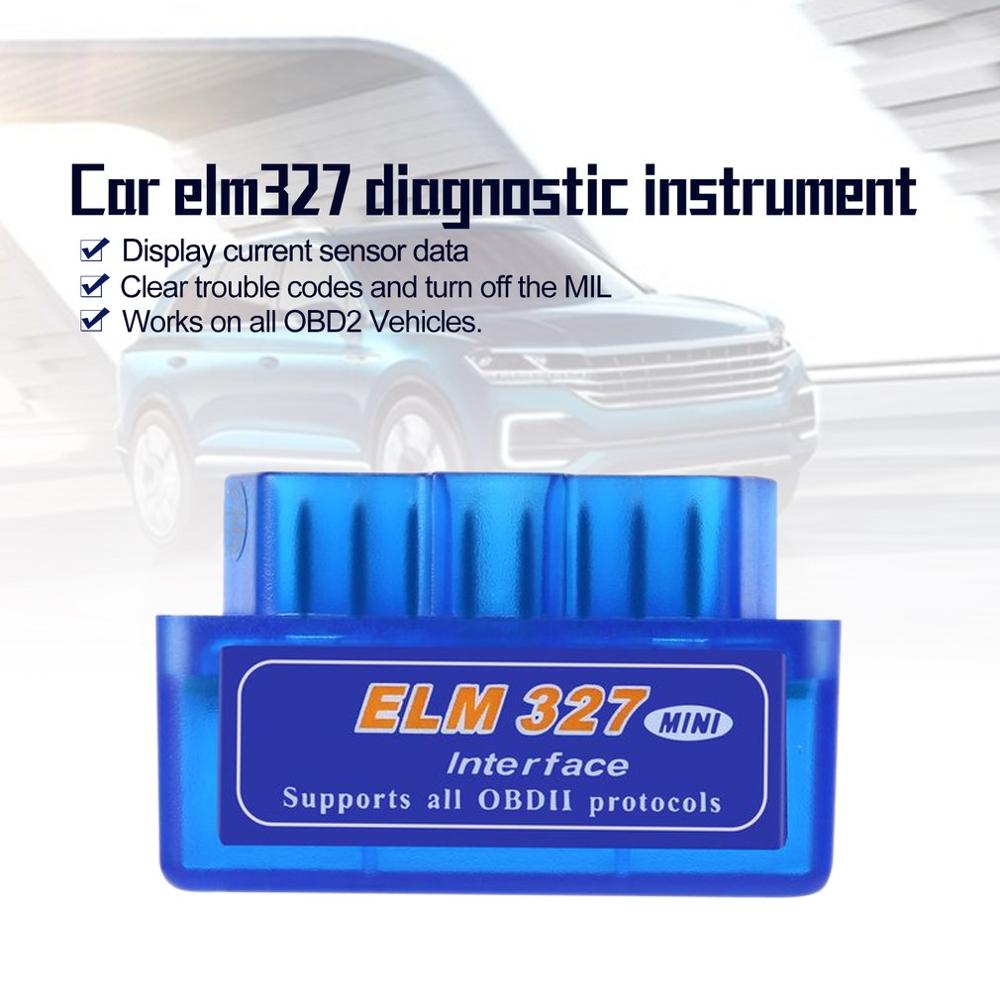 Nouvel outil de Diagnostic d'abs de la meilleure bleue de Scanner d'interface automatique de voiture du Bluetooth V2.1 OBD II d'elm327 portatif superbe