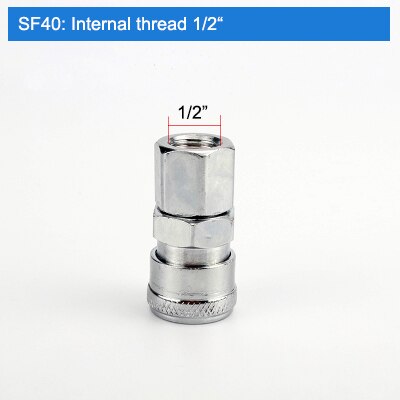 Pneumatic fitting PP40 SP40 PF40 SF40 PH40 SH40 PM40 SM40 C type Hose Quick connector Compressor air: SF40