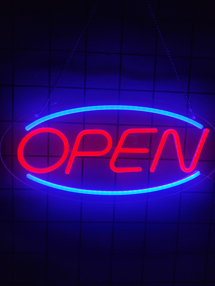 Led Neon Open Signs for Business,Powered by USB with Switch, Neon Open Sign for Bar Salon Coffee Stores Club Hotel: Default Title