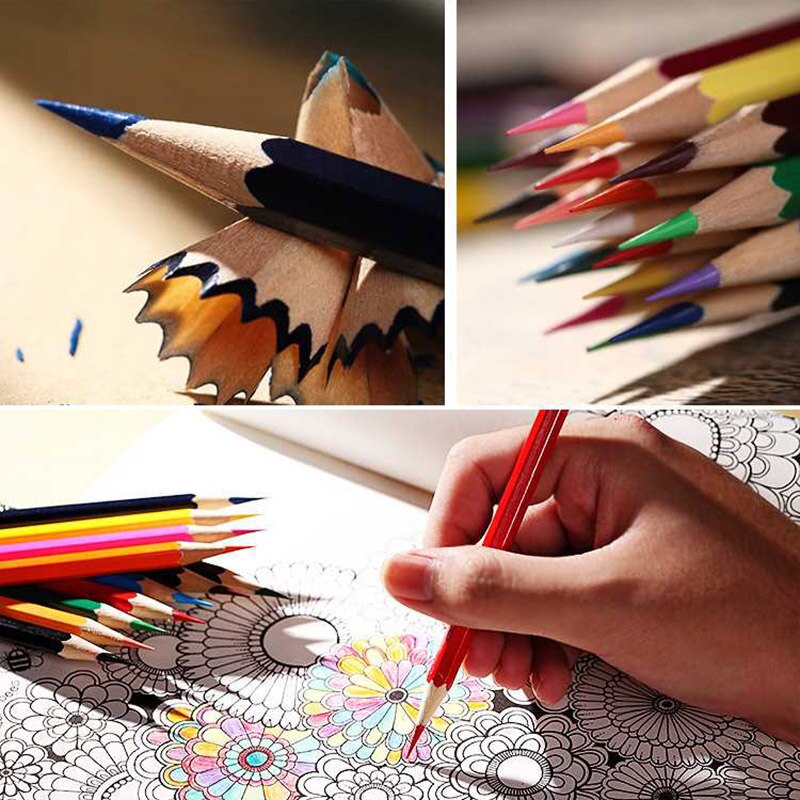 12/18/24/36/48/72 Kleuren Water Oplosbare Kleurpotlood Set Vette Kleuren Potlood Kleur Lood voor Handgeschilderde Schoolbenodigdheden