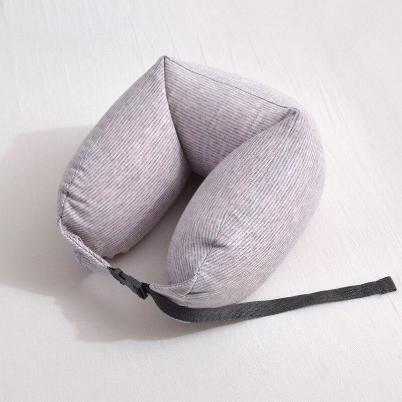 Japanese Lightweight Cotton U-shaped Pillow Pure Cotton Airplane Pillow Travel Pillow Neck Pillow: color3