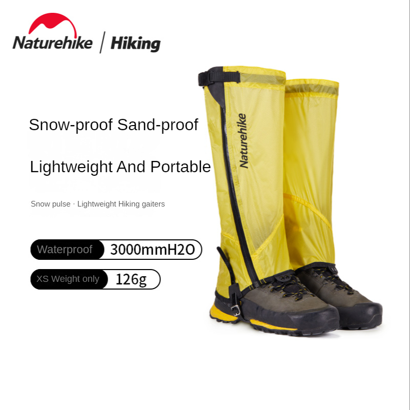 Naturehike Outdoor Lightweight Hiking Snow Cover Windproof and cold snow nylon shoes cover Hiking Gaiters