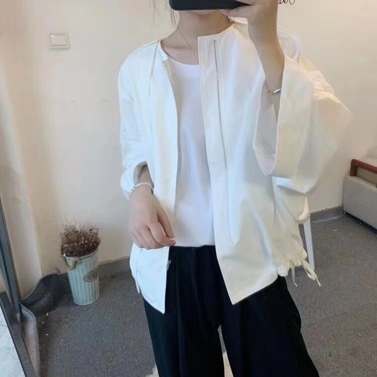 Foreign Jacket Women Coat Short Trench Coat: Default Title