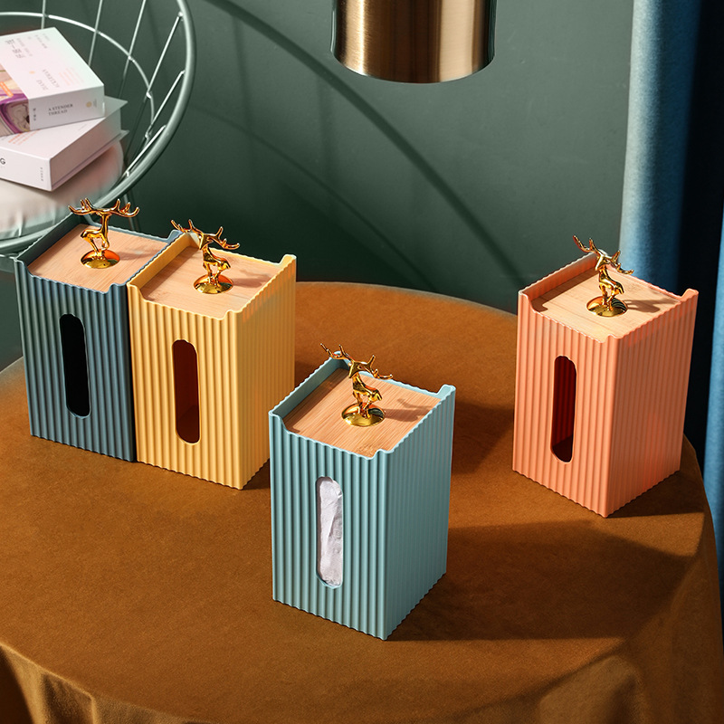 Paper Box Wall-Mounted Home Living Room Punch-Free Upside-Down Kitchen Bedroom Toilet Storage Wall Hanging Tissue Holder