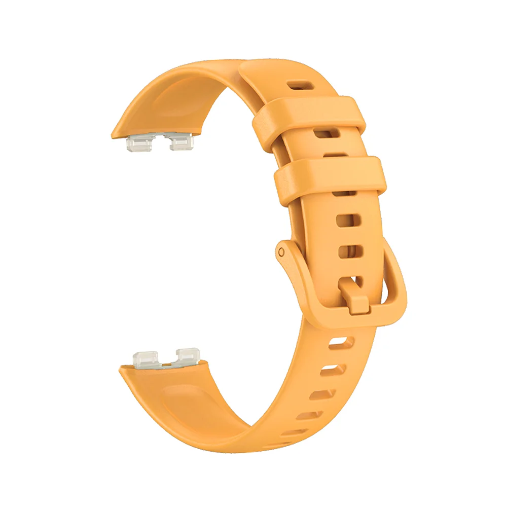 Silicone Strap for Huawei Band 9 Watchbands Replacement Bracelet Accessories for Huawei Band 8 Screen Protector Bumper Watchband: AZURE