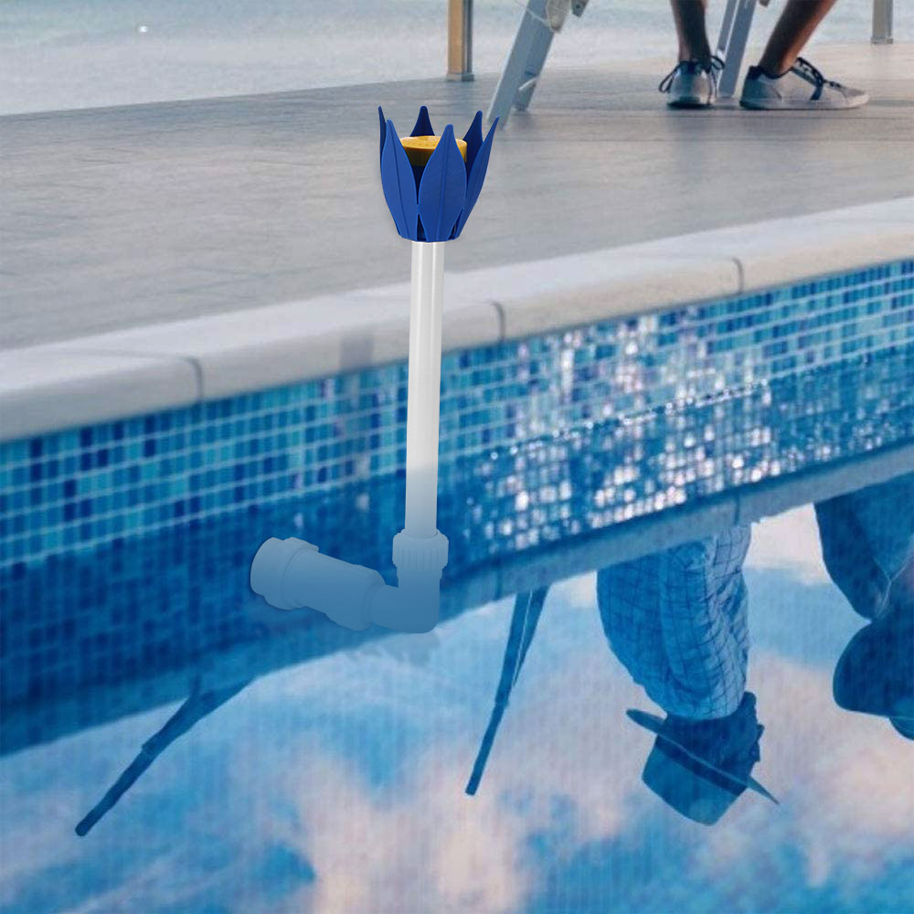 Swimming Pool Waterfall Fountain Kit PVC Feature Water Spay Pools Spa Decorations Home Easy Install Swimming Pool Accessories