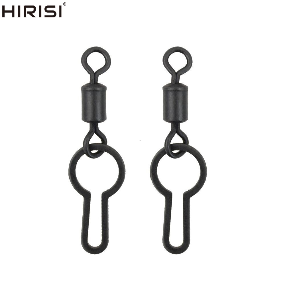 10pcs pesca alla carpa Pva Mesh clip girevoli borsa Pva pesca girevole Snap per attrezzatura da pesca terminale