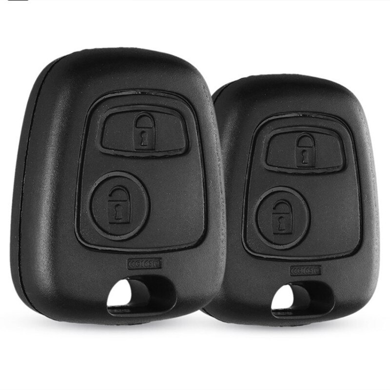 2 Button Remote Key Car Key Shell Fob Case Replacement Shell Cover for Citroen C1 C4 for Peugeot 107 207 307 407 206 306 406