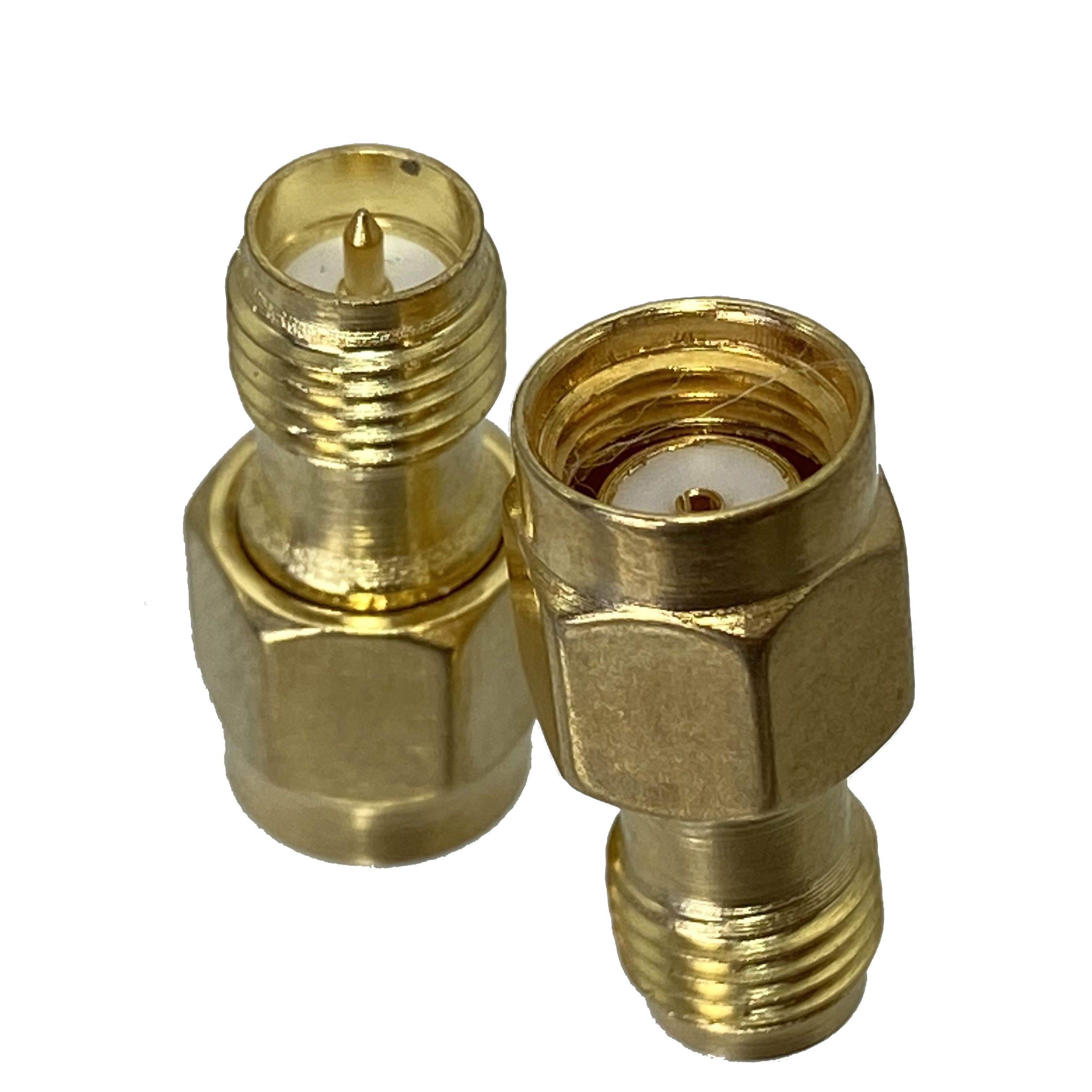 Sma rp sma adapter, sma hane hona rp-sma hane hona antennkontakt, sma kopplare rak 90 graders rf koaxialadapter 50 ohm: Grön