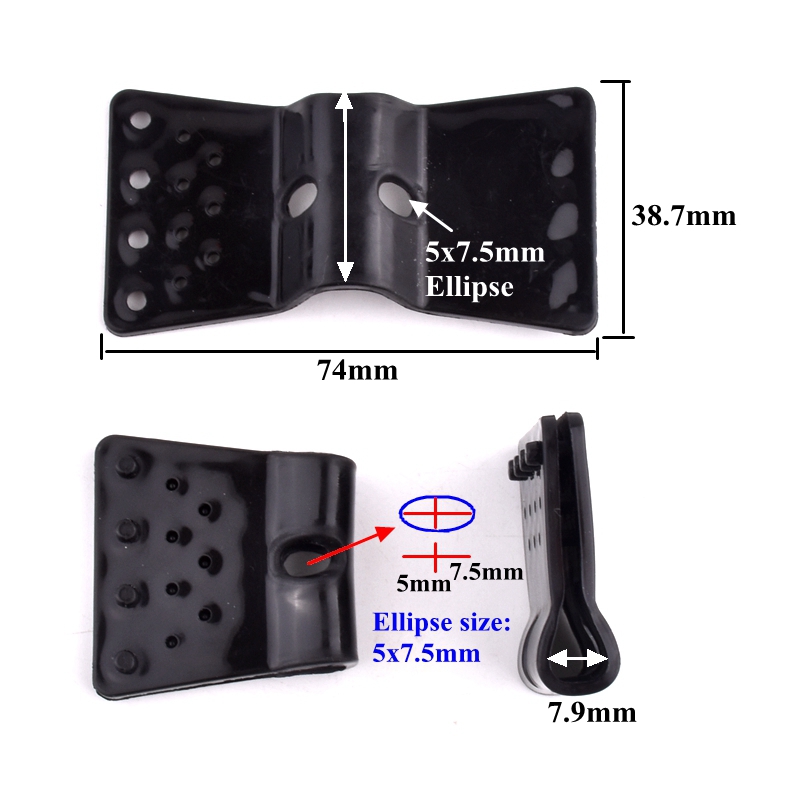 1 ~ 100Pcs Vlinder Type Zonnescherm Netto Clip Huis Hek Installatie Haak Kas Film Zonwering Netto Klem Outdoor tent Hangen: 1 Piece