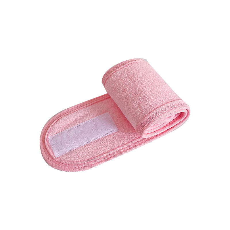 9 colores correas de pelo de Velcro de para mujeres deportes absorbente de sudor transpirable lavado de cara diademas accesorios para el cabello convenientes: YELLOW