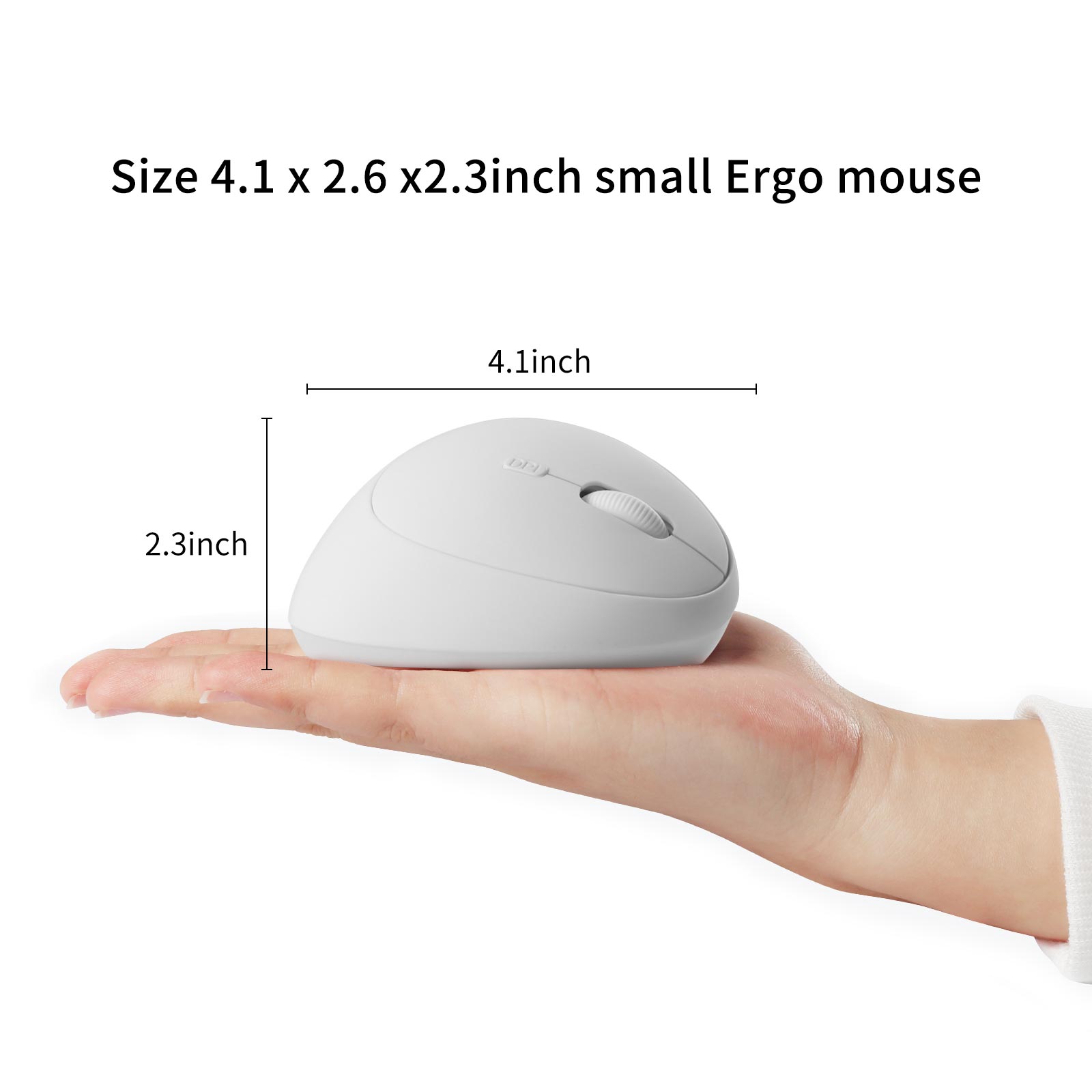 6D Ergonomical Mouse 1600 DPI Adjustable Matte Vertical Mause 2.4Ghz USB Wireless Pink Mice for PC Laptop Office Use