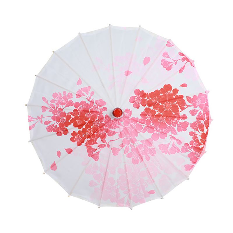 Paraguas artístico de tela de seda china, sombrilla decorativa de estilo clásico, papel de aceite pintado,: A3