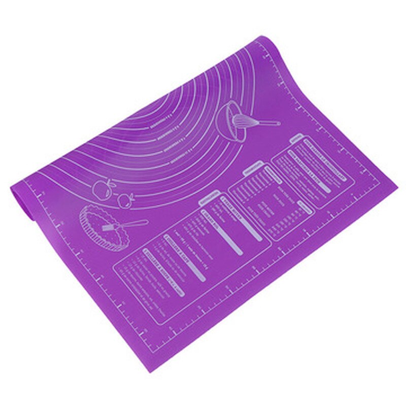 Silicone Nonstick Mat Thickening Flour Rolling Scale Mat Kneading Dough Pad Baking Pastry Rolling Mat Pastry Pizza Tools