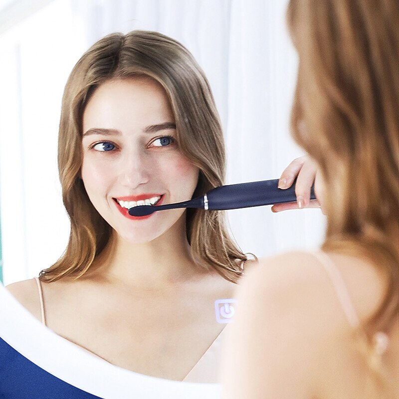 Ultrasound Electric Toothbrush Smart Tooth Brush Ultrasonic Automatic Fast Rechargeable Soft Electronic Washable Toothbrush