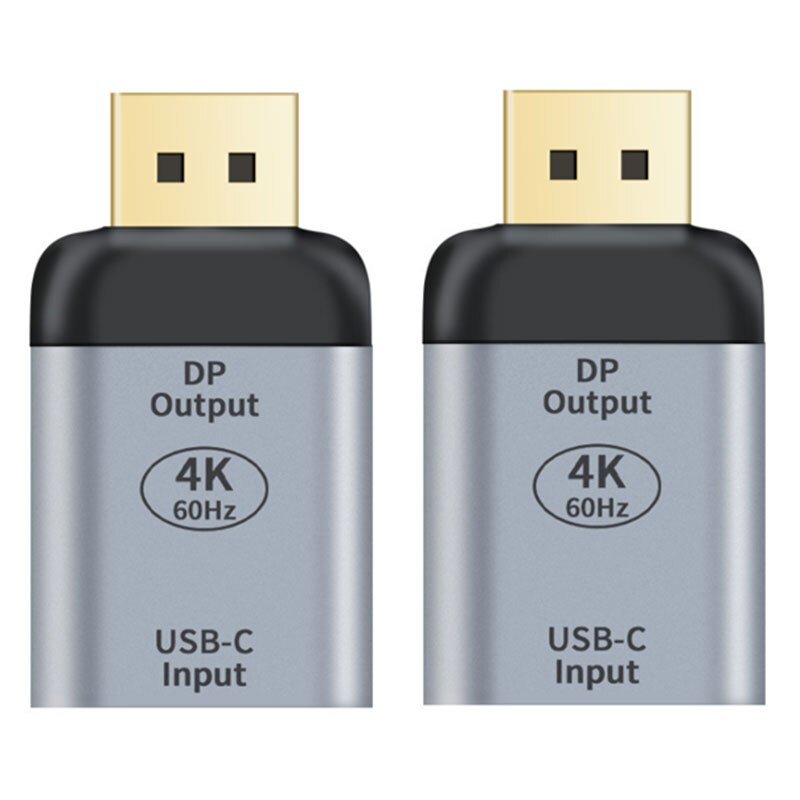 4 PCS 4K@60Hz HD Video Transmitter Converter Type-C Female to HDMI Male Converter Type-C Female to Large DPZ Converter: Default Title
