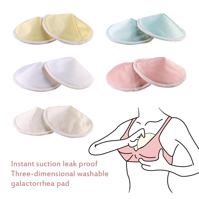 Zachte Bamboe Verpleging Pad Herbruikbare Verpleging Borst Pad Borstvoeding Pads Absorberende Waterdicht Stay Droge Doek Pad