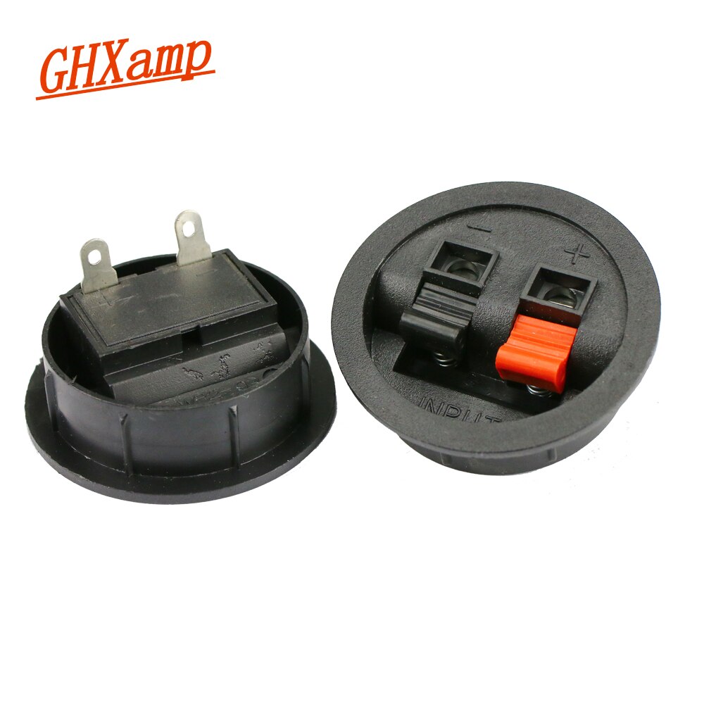 GHXAMP Amplifier Speaker Terminal Block Thickening Junction Box Connector 2 Way Terminal Speaker Seat 2PCS
