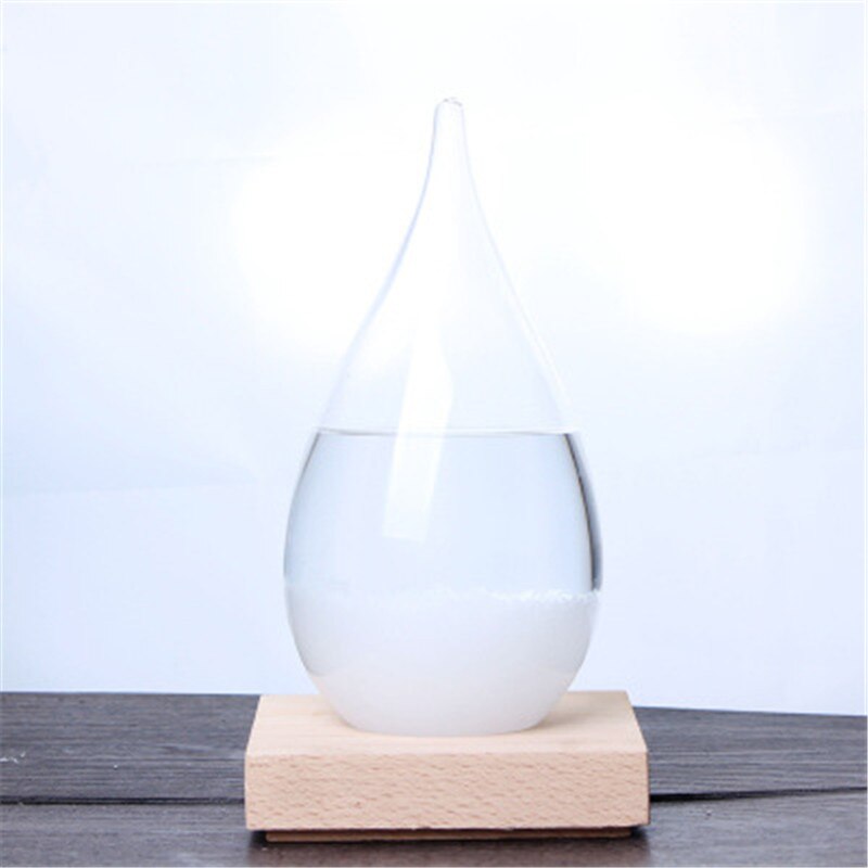 Transparante Druppel Glas Water Weer Storm Forecast Predictor Monitor Fles Barometer Home Decor Glazen Fles