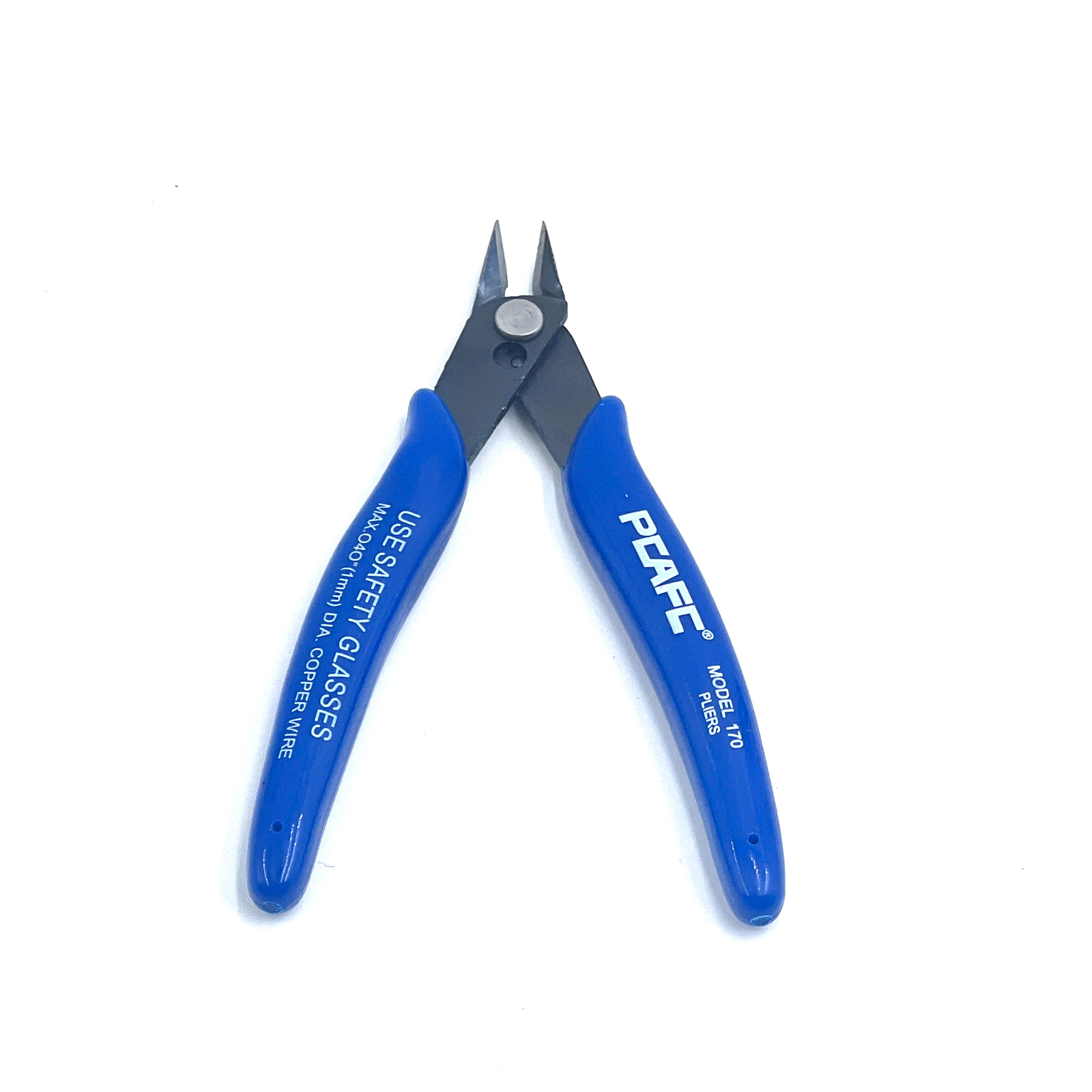 Draadknipper DIY Trimmer Diagonale Zijsnijden Kabeltang Rood Blauw Tang Hand Mini Knipt Flush Nipper Trimmer Handgereedschap: lichtblauw