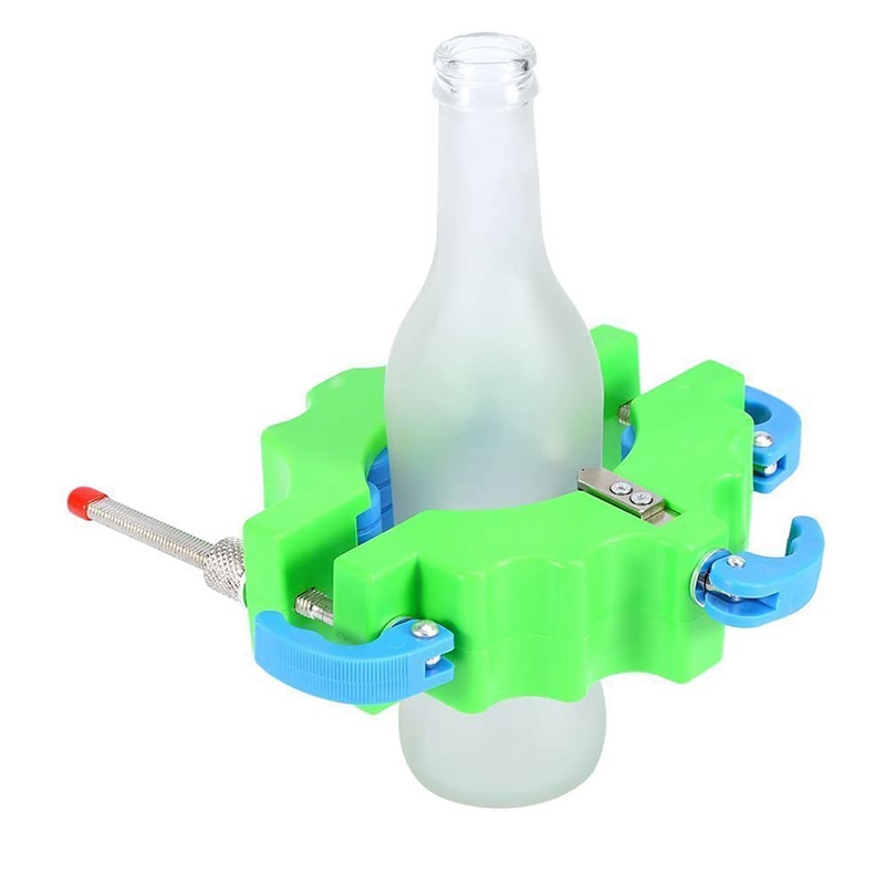 Glass Bottle Cutter Cemented Carbide Wheel Glass Cutting Tool For Cut 2-8Mm Thickness Of Beer Bottle (Green)