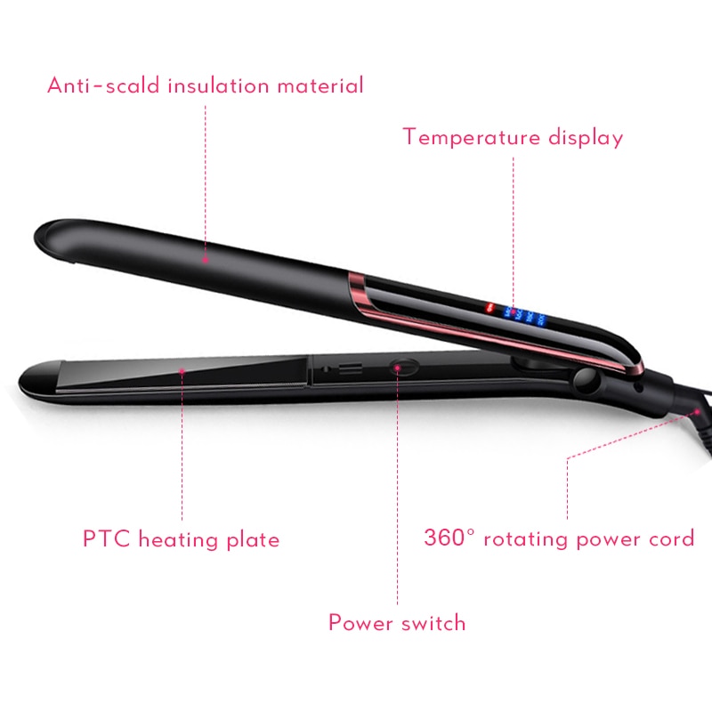 Haar krultang krultang steil maken golven voor haar digitale warmte föhn kam waver styler föhn borstel