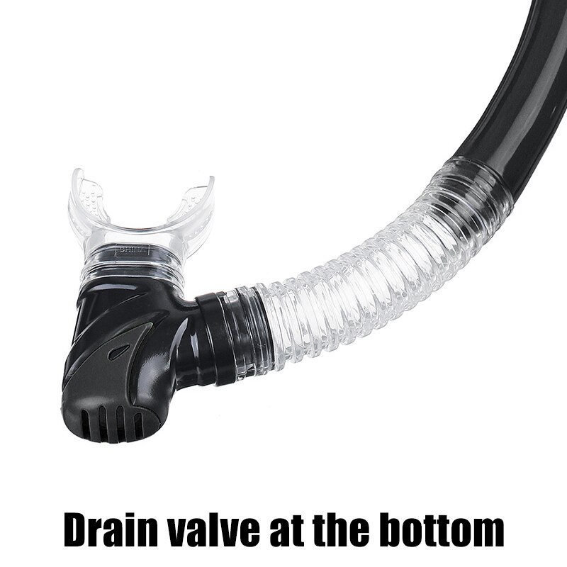 Profesjonalne pcv ustnik pływanie rurka do nurkowania robić nurkowania pół suchy powietrza robić oddychania nurkowanie rury wody na zewnątrz sportowe pływanie nurkowanie z rurką